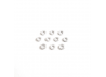3X6X0,9MM SPESSORI IN ALLUMINIO (10PCS)