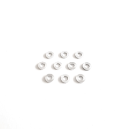 3x6x4 MM SPESSORI IN ALLUMINIO (10PCS)