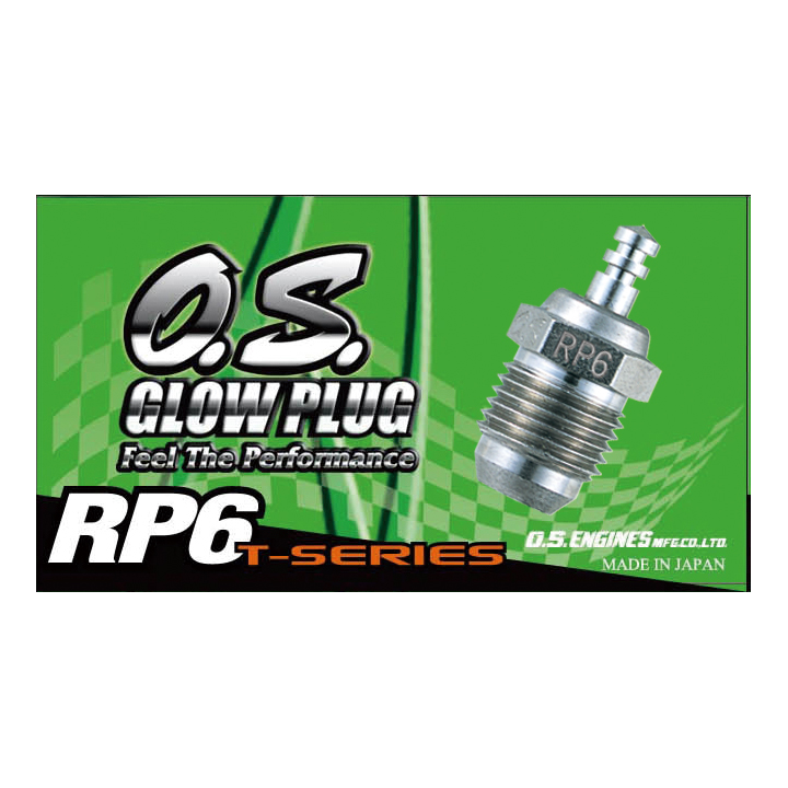 O.S. GLOW PLUG RP6  T-SERIES