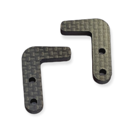 LAB GT2 STEERING PLATE FRONT HUB CF - 2PZ