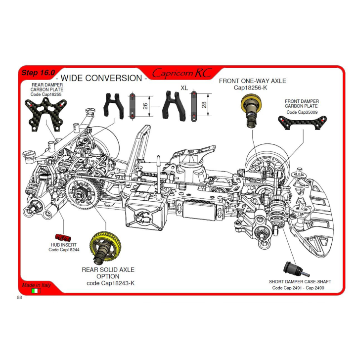 LAB C04 WIDE CONVERSION KIT