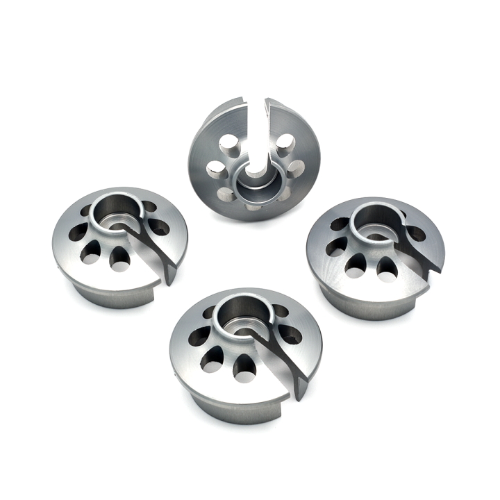 GT5 RS ALUMINIUM SHOCK SPRINGS RETAINER - 4pcs