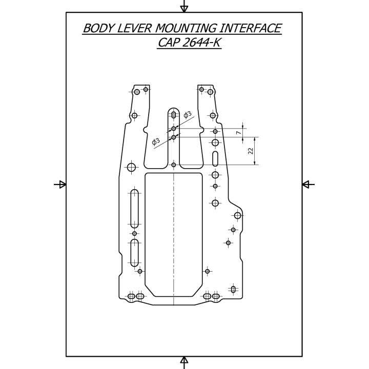 CAR BODY HOLDER FRONT SUPPORT 1/8