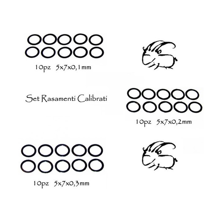 Set Rasamenti Calibrati  
