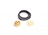 Kit puleggia Z26 + flangia  + cinghie 393 Laterale