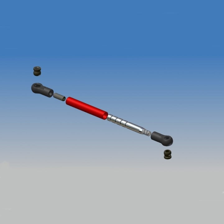 SET AMMORTIZZATORE LATERALE CON BALL 4.5 E RASAMENTI