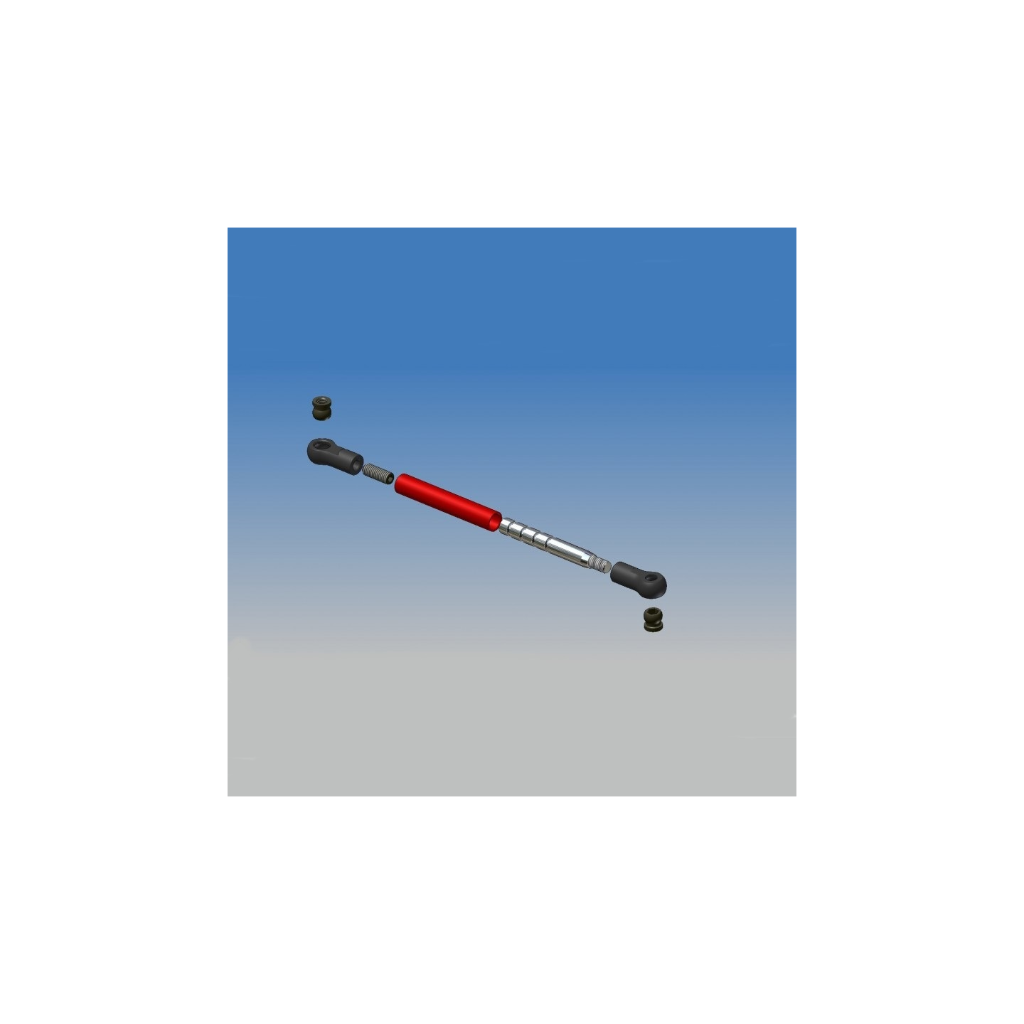 SET AMMORTIZZATORE LATERALE CON BALL 4.5 E RASAMENTI