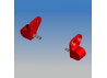 BLOCCHETTO 0.5 R (1PZ) + 0.5 L (1PZ) + VITE 2,5 X 6 T.C.