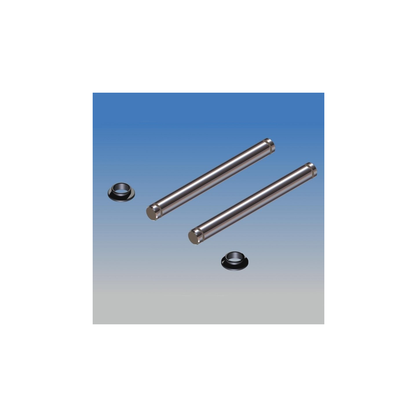 PERNO PORTAMOZZO + GUIDA MOLLA AVANTRENO (2 pz)