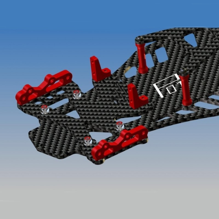 LAB-P1-235 CARBON BODY MOUNT KIT