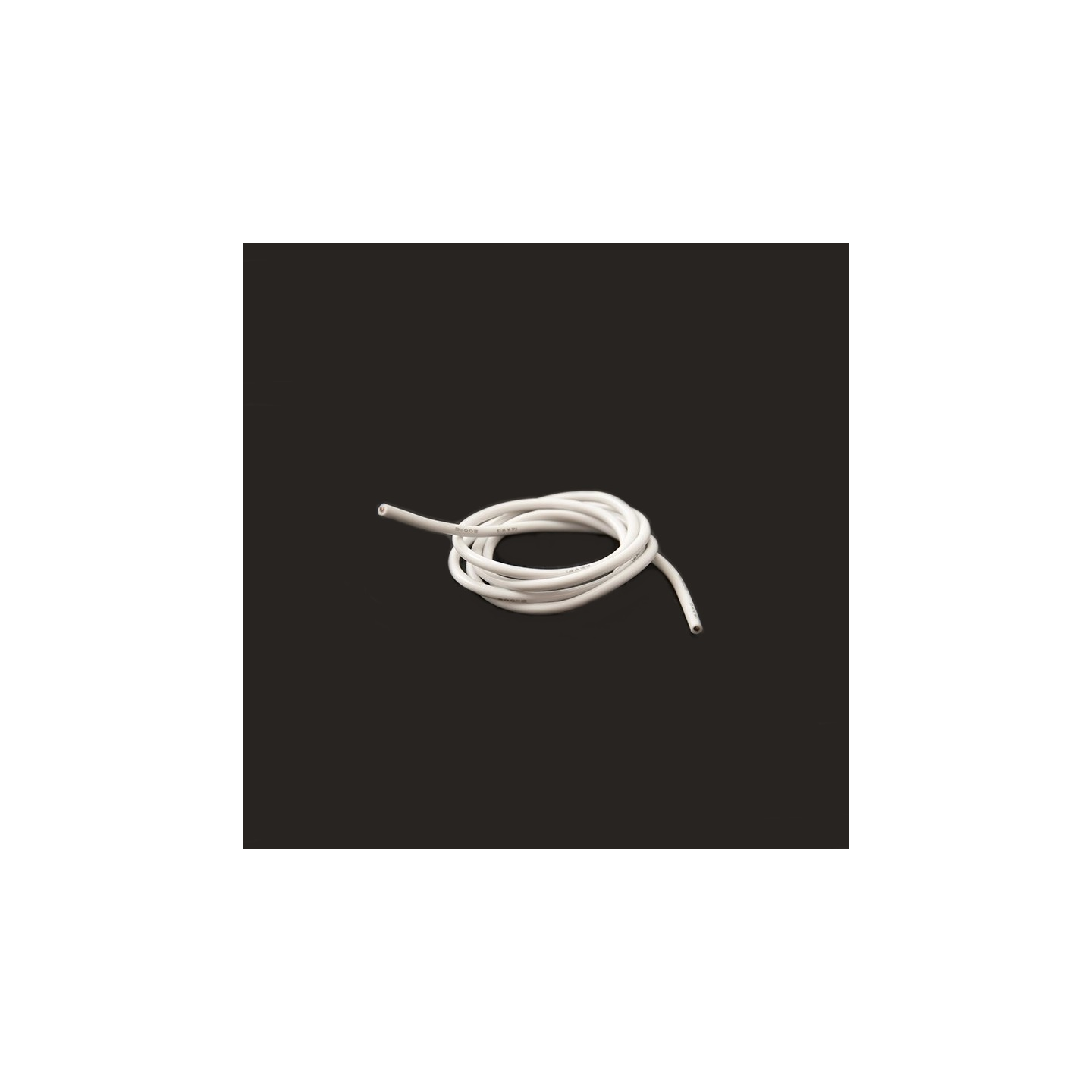 CAVO SILICONICO 14 AWG BIANCO - 1 mt -