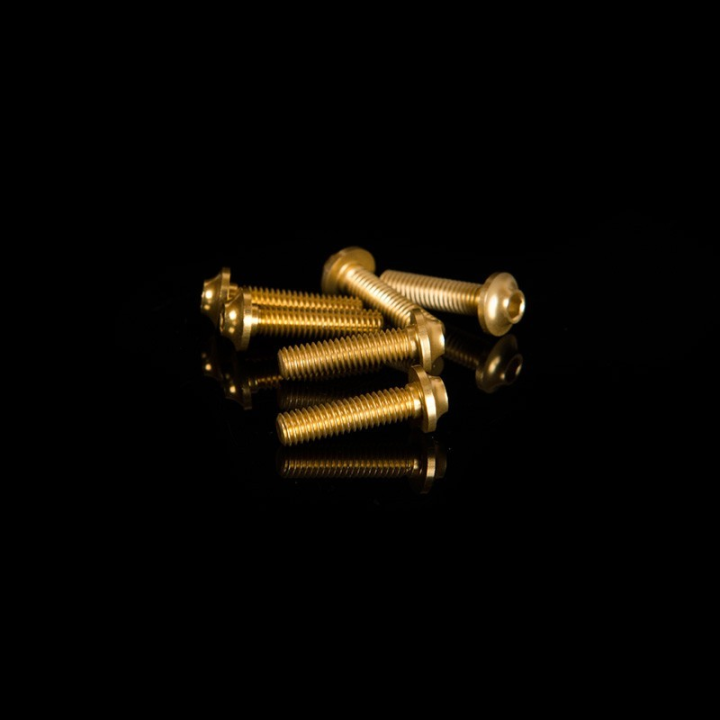 VITE M3x12 TESTA SPECIAL BOTTOM 7075 6pz - ORO