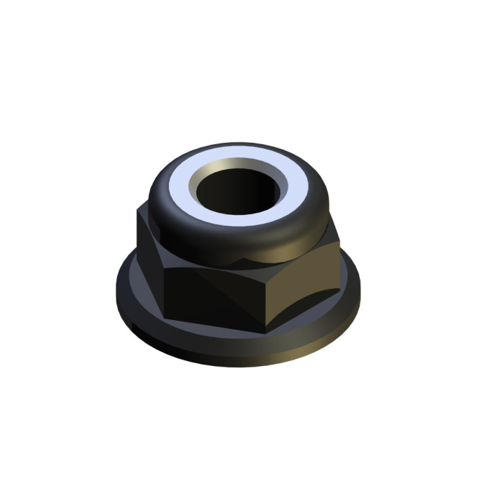 NUT M4 ABL FLANGED (2pcs)