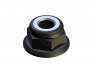 DADO M4 ABL FLANGIATO ALU (2pz)