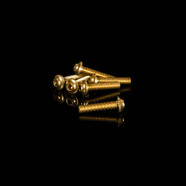 VITE M3x16 TESTA SPECIAL BOTTOM 7075 6pz - GOLD