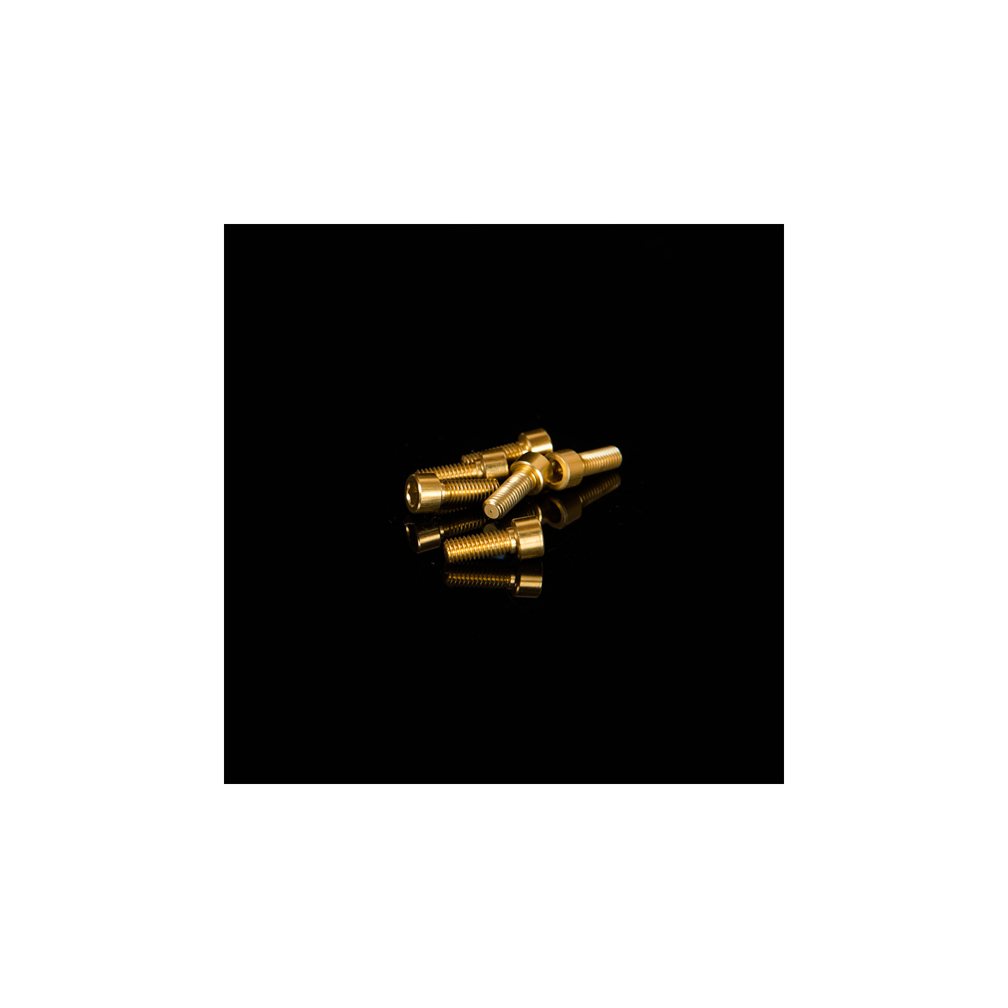 VITE TESTA CILINDRICA M3X8 7075 - 6pz - ORO
