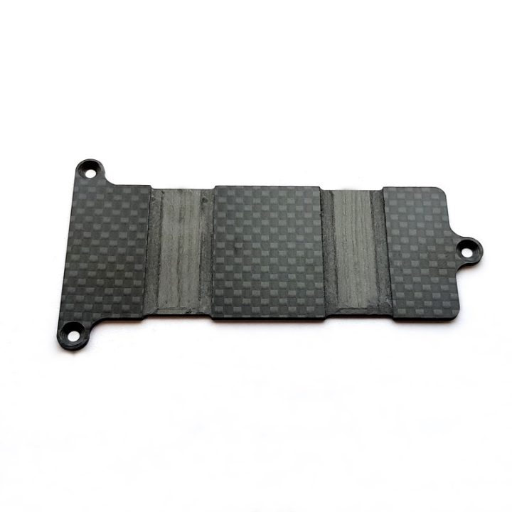 PIASTRINA PORTABATTERIA CARBONIO - 6 gr -