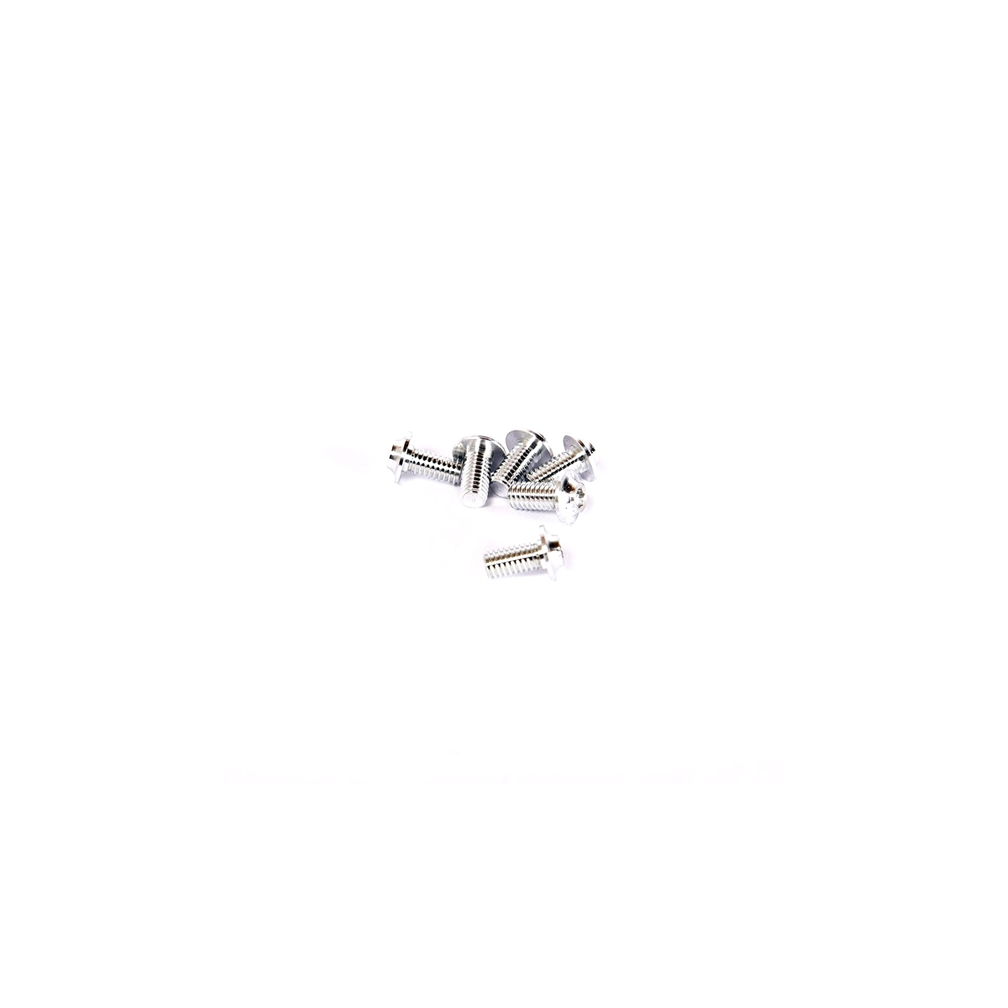 VITE M4x8 TESTA SPECIAL BOTTOM 7075 - 6pz - SILVER