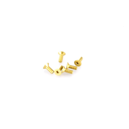 M3X8 FLAT HEAD SCREW 7075 (6pcs) - GOLD