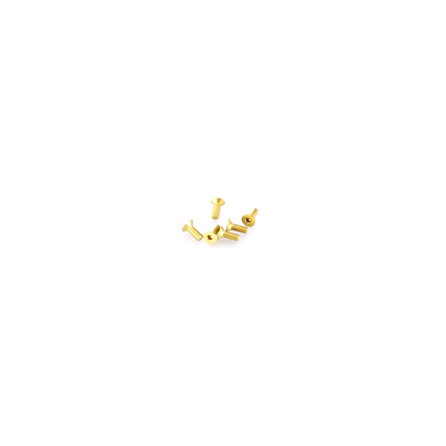VITE M3X8 TESTA SVASATA 7075 (6pz)-GOLD