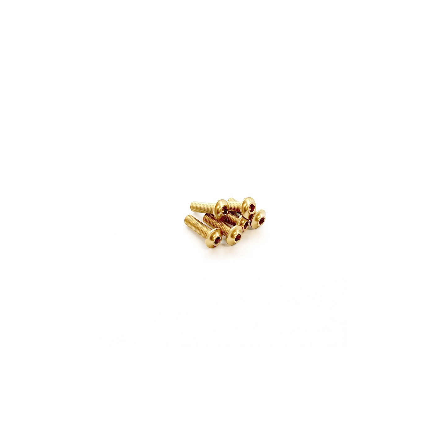 VITE M4x14 TESTA SPECIAL BOTTOM ERGAL 7075 - 6pz - GOLD