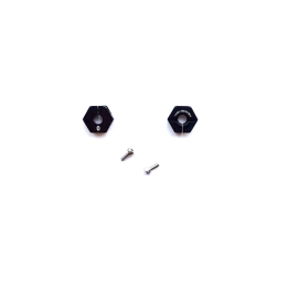 KIT HEX WHEEL HUB WITH SCREWS 2X5 ALU