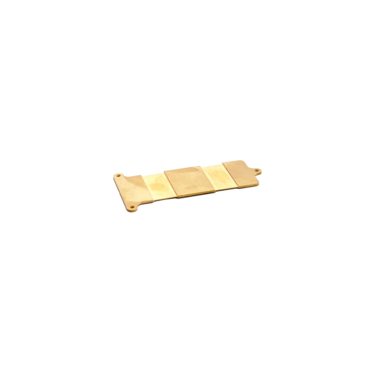 PIASTRINA PORTABATTERIA OTTONE - 34 gr -