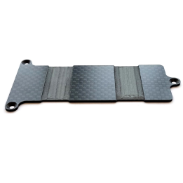 PIASTRINA PORTABATTERIA CARBONIO - 6 gr -