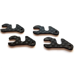 LAB C8 SR SPESSORE RETROTRENO CARBONIO - 4 PZ SP 1MM