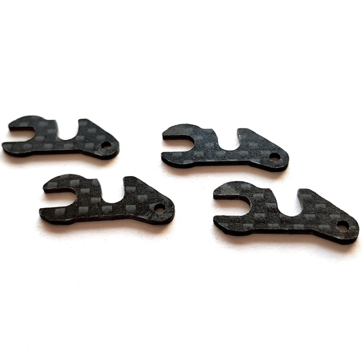 LAB C8 SR SPESSORE RETROTRENO CARBONIO - 4 PZ SP 1MM