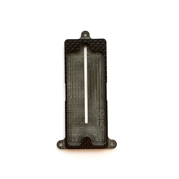 PIASTRINA PORTA BATTERIA CARBONIO PER ZAVORRA MOBILE