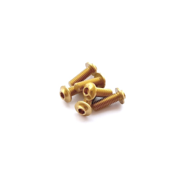 VITE M4x12 TESTA SPECIAL BOTTOM 7075 - 6pz - GOLD